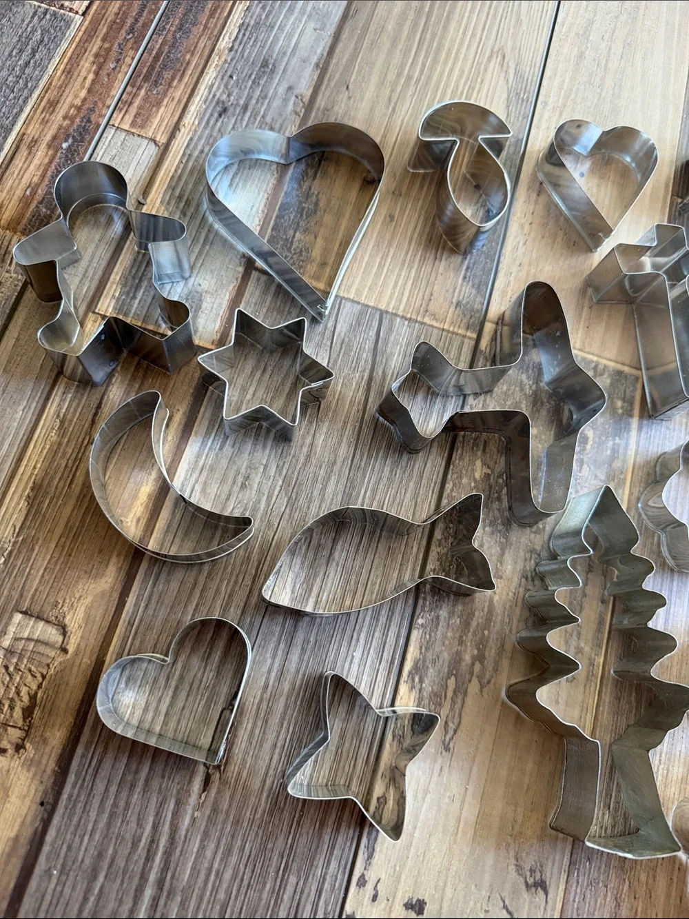 Assorted Metal Cookie Cutter Set - Mixed Shapes
